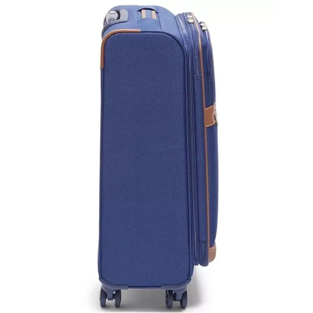 Tommy Hilfiger Luggage suitcase Logan Large Check-in Softside Spinner blue